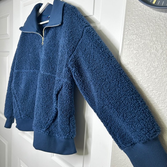 Joy Lab Fleece Pullover Quarter Zip Cozy Sherpa Sweatshirt XXL - Picture 3 of 9